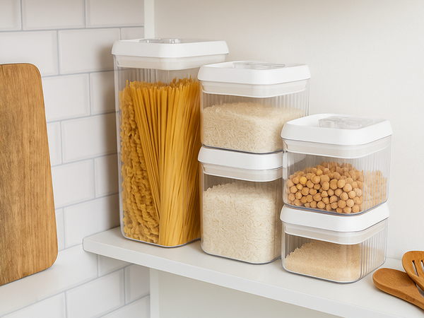 Contenants de cuisine pour aliments pour pâtes contenant avec joint set de 5 pièces