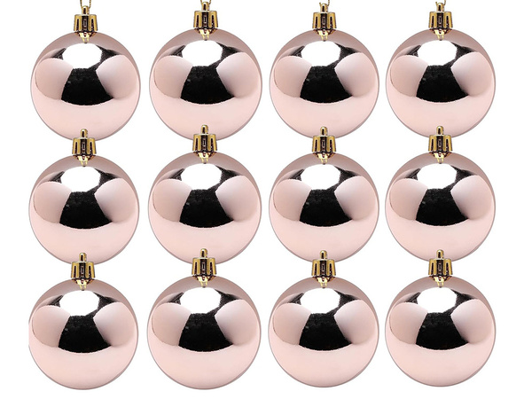 Christbaumkugeln 30pcs golden brilliant blinger matte