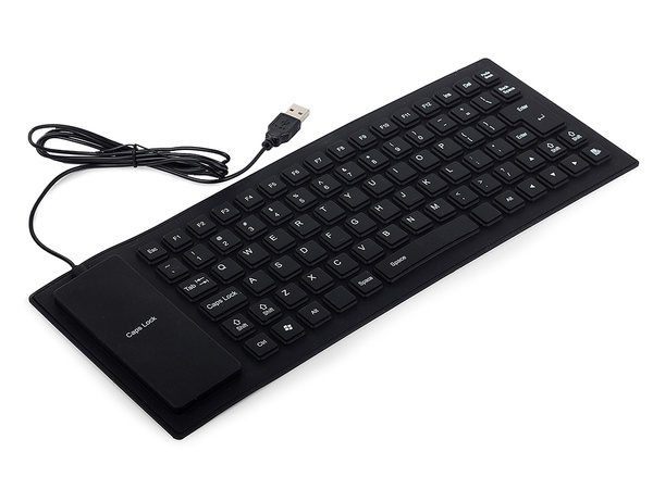 Clavier silicone noir usb silencieux