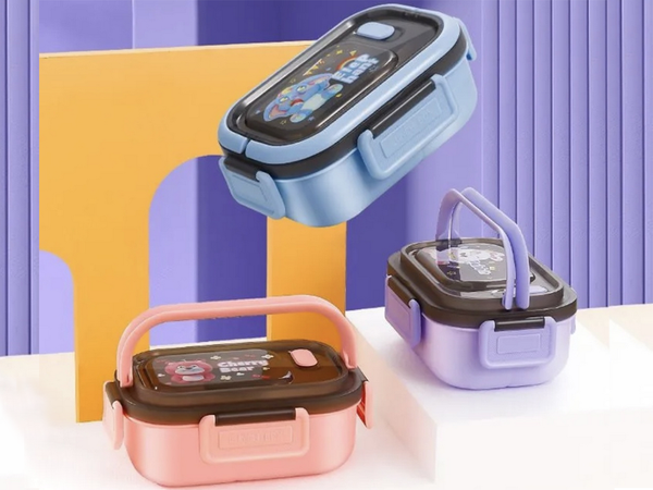 Lunchbox breakfast container lunch with compartments cutlery