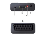 Adapter scart TO hdmi  av euro full hd converte