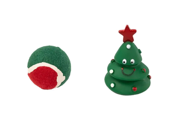 Set of dog toys dog chews tugger 4 pcs mix gift toy christmas