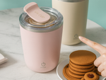 Mug automatiquement mélangeur 350 ml thermos en acier pour boissons chaudes et froides lanière usb