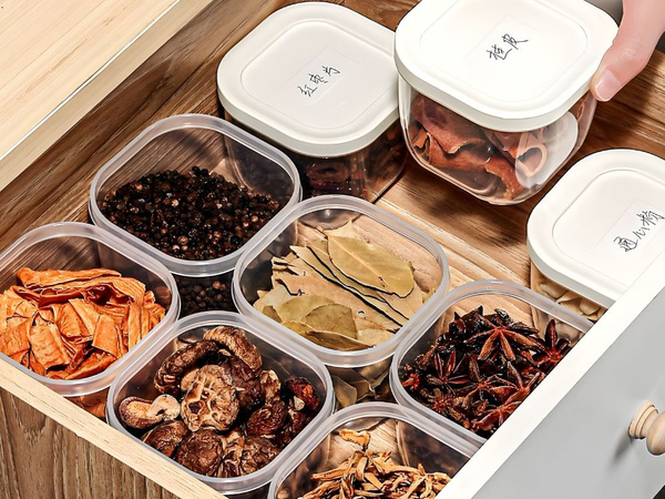 Food container with lid airtight kitchen organiser 500ml 0.5l