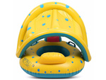 Juguete de natación hinchable con rueda y toldo con asiento