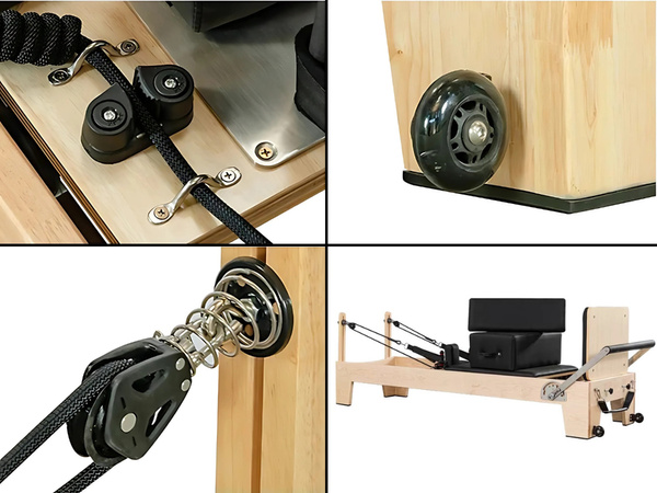 PILATES VINGRINĀJUMU GULTA REFORMER FITNESA TRENAŽIERIS