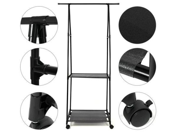 Vešiak na oblečenie stojan na oblečenie koľajnica na oblečenie stojan na oblečenie