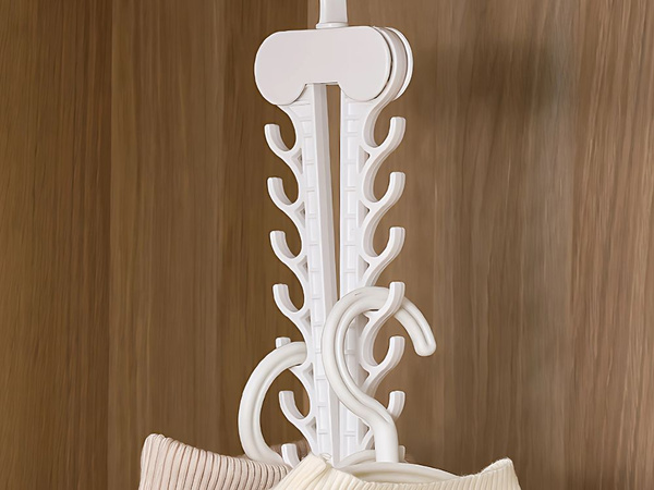 Wardrobe hanger folding multifunctional clothes organiser 16 spaces