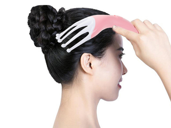 Head massager rake hair growth vibration