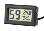 Termometru electronic cu sonda umiditate ceas