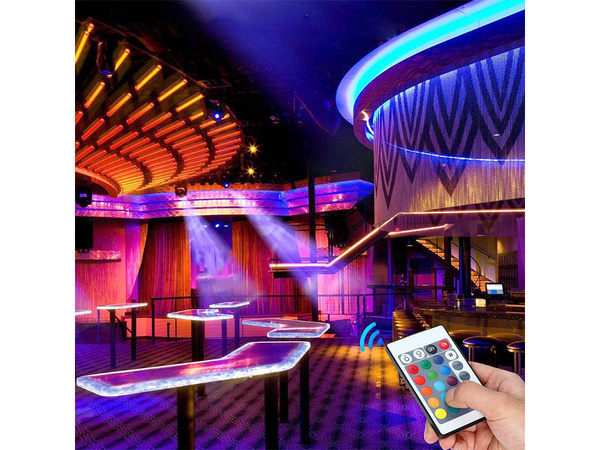 Led tape 3528 rgb 4.5m waterproof remote control set