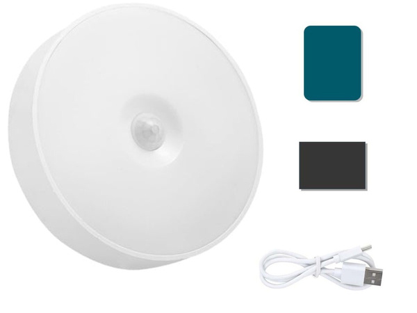 Samolepilna svetilka s senzorjem gibanja od mraka do zore nočna luč za stopnice