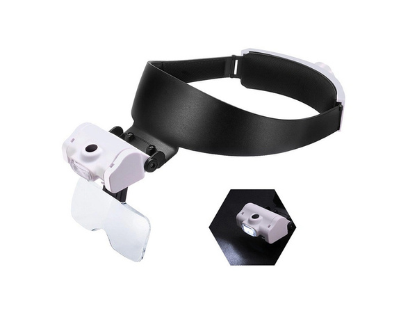 Headlamp eyepiece 2 led illuminated