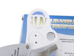 Jeweller's loupe folding 2 led 30x 60x