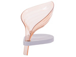 Soap leaf bath soap dish drain