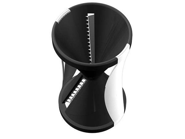 Spirālveida dārzeņu asināmais divpusējais julienne