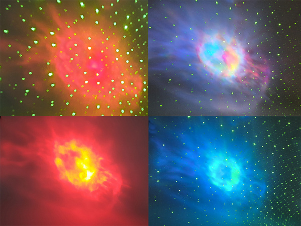 Star projector astronaut nočna lučka projektor za otroke vesoljska glasba