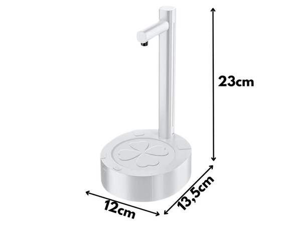 Vízadagoló automata nyomógombos szivattyú csővel kanna usb-hez