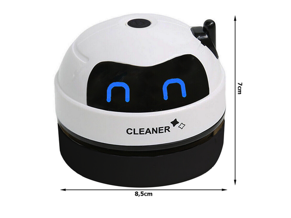 Mini handheld hoover cordless brush for table keyboard crumbs