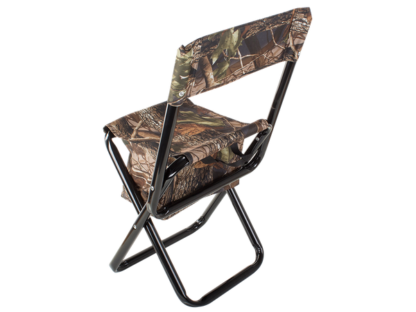 Fishing chair with backrest and carry bag