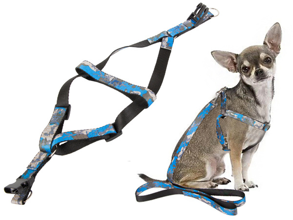 Leash with harness walking harness for dog cat adjustable size comfortable