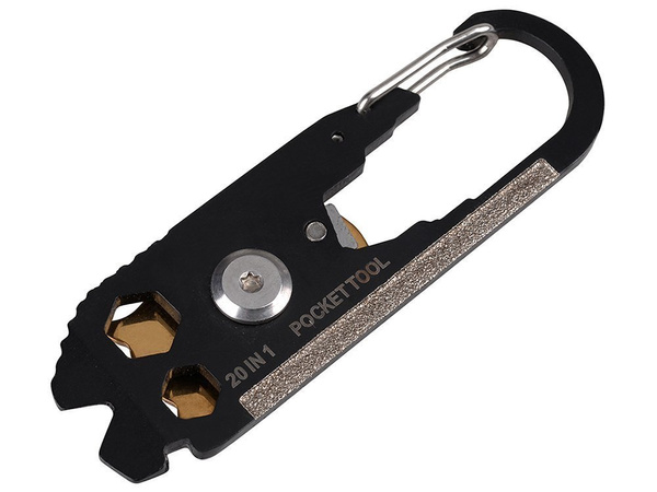 Brelok karabińczyk nóż multitool przeżycia 20w1