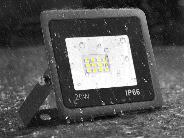 Proyector halógeno foco led 20w 6000k exterior impermeable ip66
