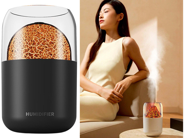 Aer umidificator difuzor aromaterapie condus iluminare cu ultrasunete