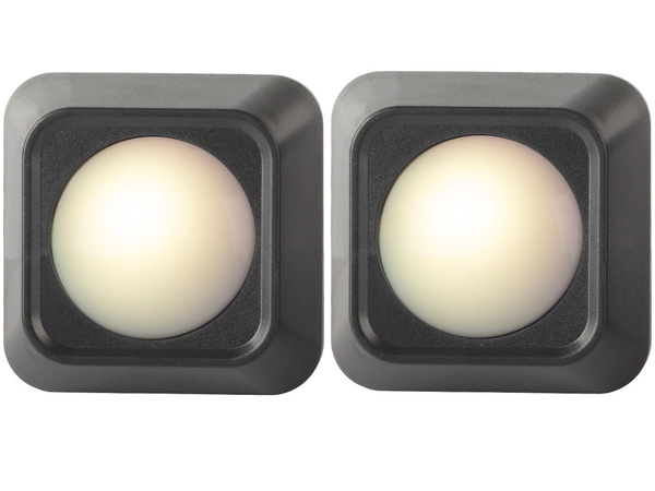 Rgb fără fir a condus lumina de noapte telecomandă 2 bucăți