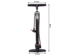 Floor standing pump with pressure gauge foot pump car pump bicycle pump tips