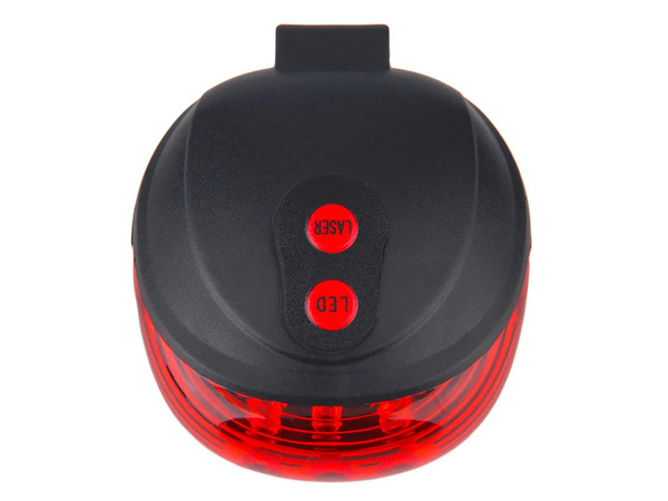 Luz trasera bicicleta 5 led laser line luz trasera carretera