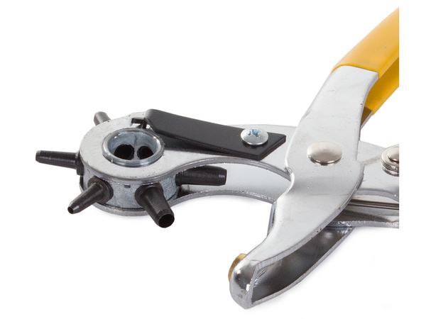 Leatherette komplekts perforēti caurumi kniedes cilpiņas skrūves