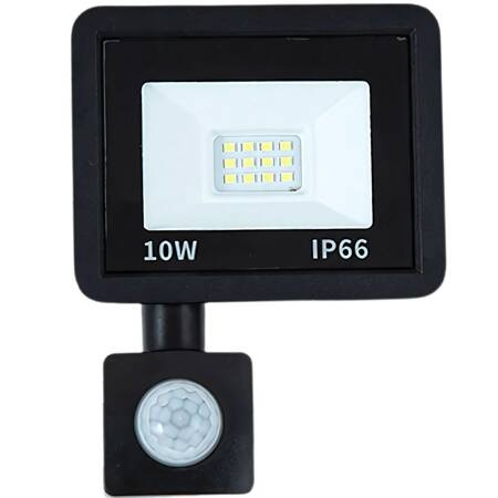 Halogen floodlight led 10w 6000k with dusk-to-dawn sensor ip66