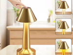 Bedroom table night light touch lamp 3 step wireless