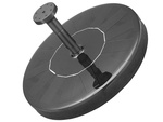 Pompe solaire pour fontaine de jardin étang flottant