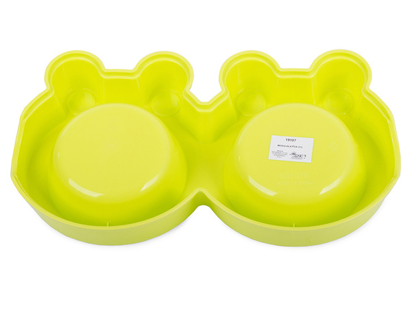 Metal dual dog box 300ml x 2