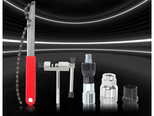 Kit d'outils pour bicyclette clé de chaîne de manivelle pignon libre