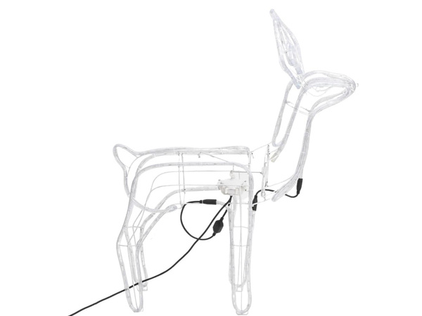 Glowing reindeer 216 led christmas decoration with moving head large garden