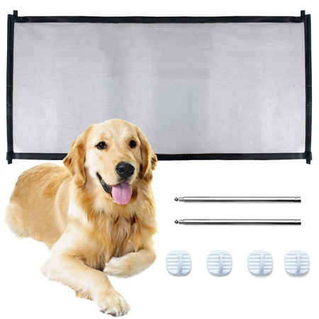 Security gate partition dog cat door