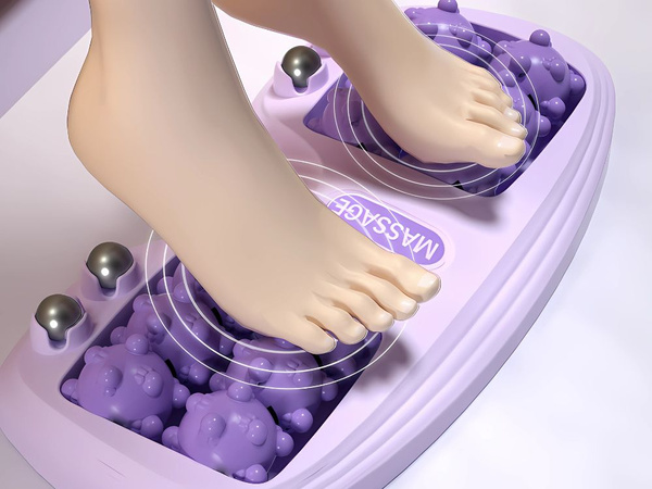 Masażer do stóp roller plastikowe rolki 2x3 masujące z metalowymi kulkami