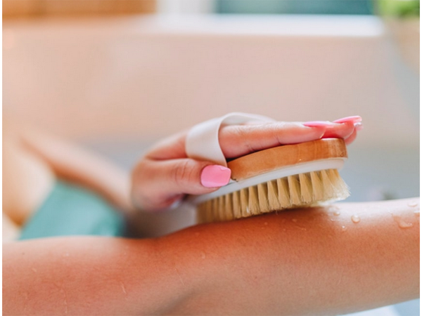 Körpermassagebürste trocken nass natürlich