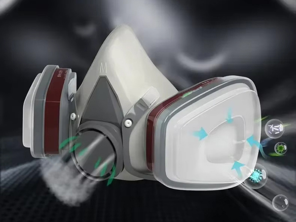 LACKIERMASKE HALBMASKE STAUBschutzmaske FILTER EINSÄTZE 6200