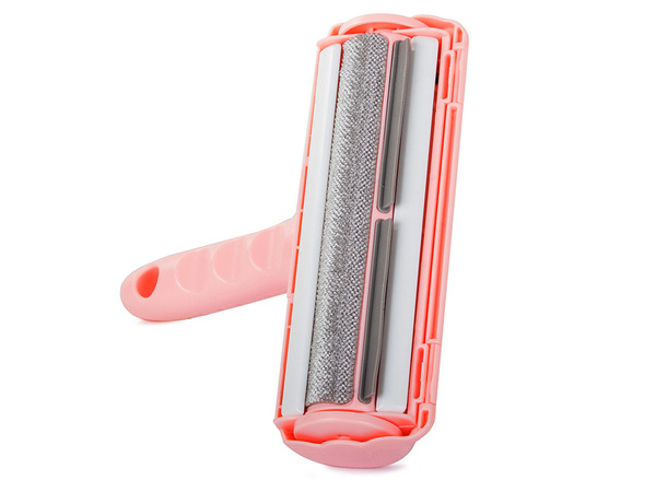 Brush roller roller for cleaning off dog hair