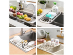 Drainer sink drier fruits vegetables for drying telescopic