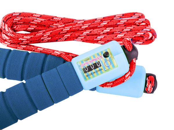 Skipping rope with counter crossfit adjustable string fitness exercise movement