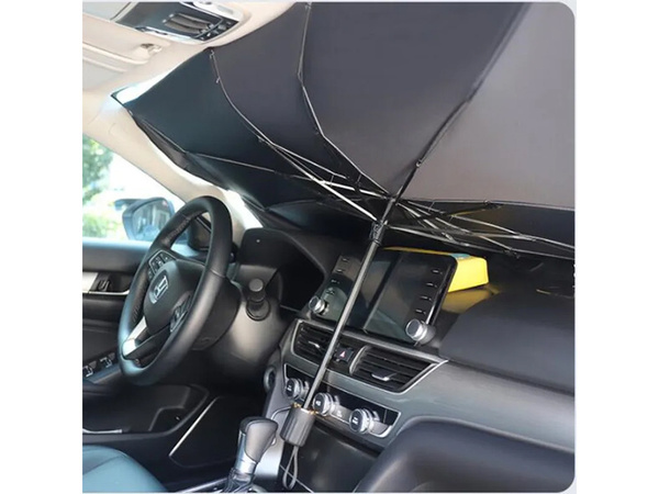Tapis pare-soleil uv pour pare-brise de voiture parapluie