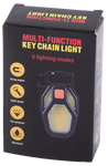 Lampe led cob porte-clefs ouvreur aimant usb torche