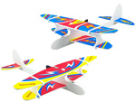 Avion en polystyrène mousse volante planeur led usb moteur fléchette