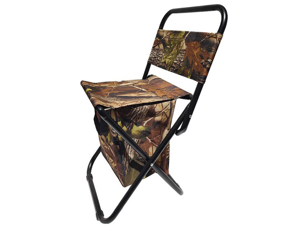 Fishing chair with backrest and thermal bag