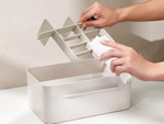 Kosmetik-organizer mit schublade und spiegel